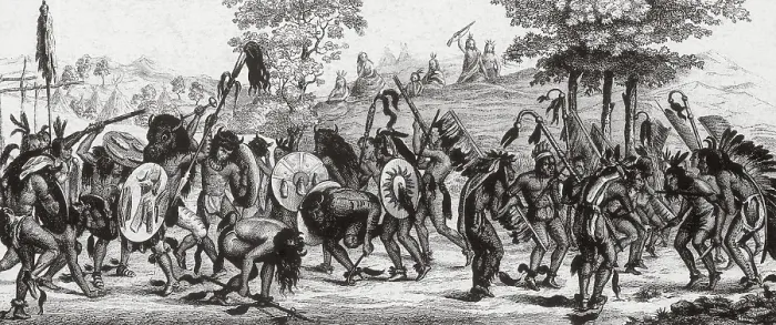 Framed Print : Native American Indians, Tribal Dance Framed Print : Native American Indians, Tribal Dance