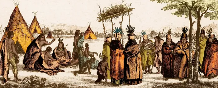 Framed Print : Native American Life, 19th Century Framed Print : Native American Life, 19th Century