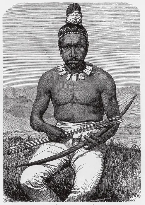Framed Print : Native American Man, California, 1880