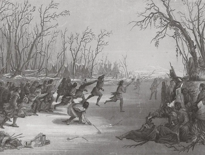 Framed Print : Native American Sioux Indians Playing Ball Game Framed Print : Native American Sioux Indians Playing Ball Game