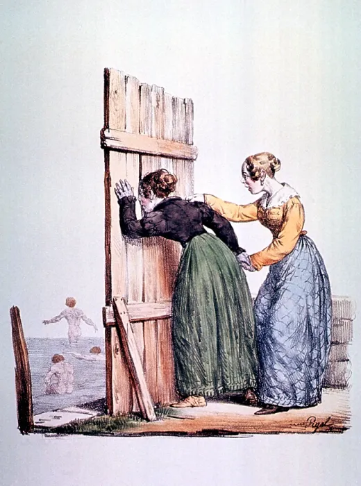 Framed Print : Naughty Ladies, 19th Century Framed Print : Naughty Ladies, 19th Century