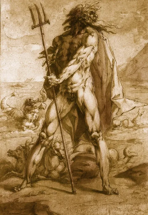 Framed Print : Neptune, Roman God