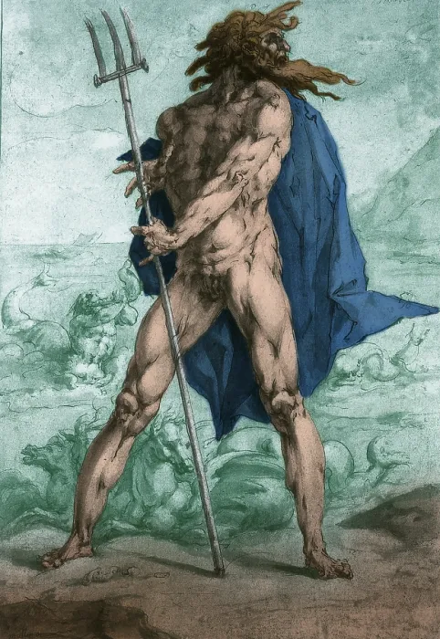 Framed Print : Neptune, Roman God