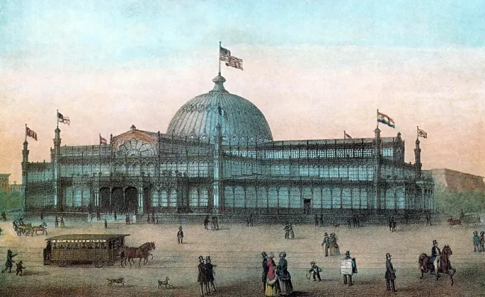 Framed Print : New York Crystal Palace, 19th Century Framed Print : New York Crystal Palace, 19th Century
