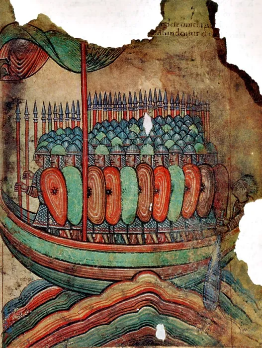 Framed Print : Norman Soldiers, 11th Century