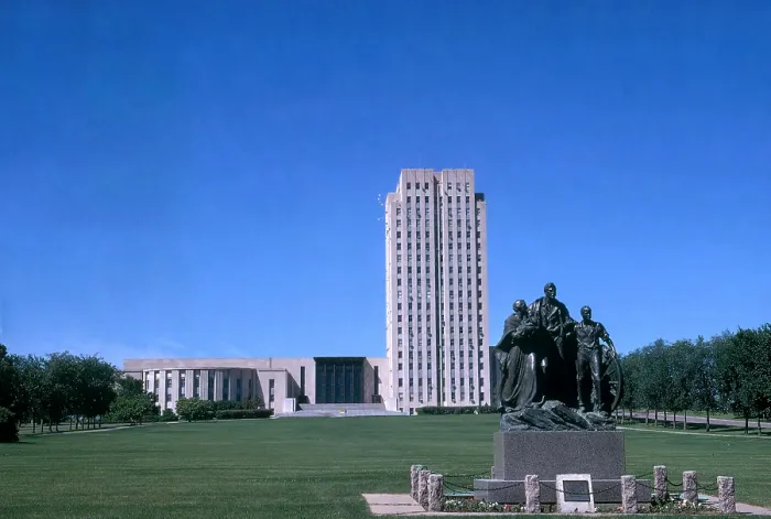 Framed Print : North Dakota State Capitol Framed Print : North Dakota State Capitol