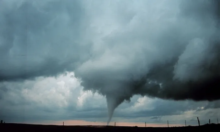 Framed Print : Occluded Mesocyclone Tornado Sequence, 2 of 3
