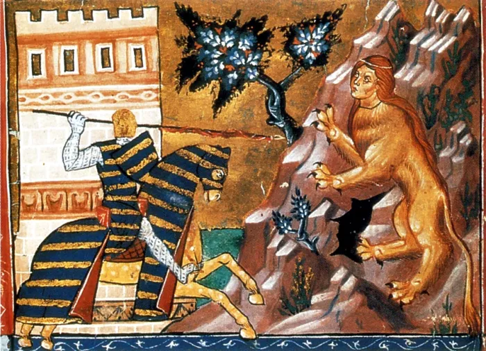 Framed Print : Oedipus Battles the Sphinx Framed Print : Oedipus Battles the Sphinx