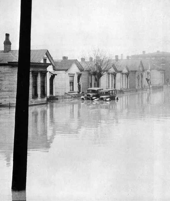 Framed Print : Ohio River Flood, 1937 Framed Print : Ohio River Flood, 1937