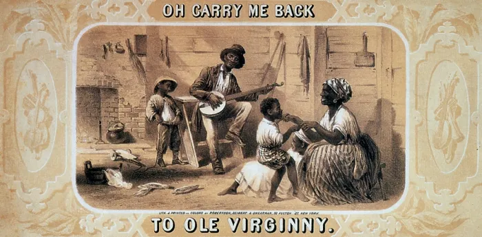 Framed Print : 'Ole Virginny', Tobacco Label, 1859 Framed Print : 'Ole Virginny', Tobacco Label, 1859