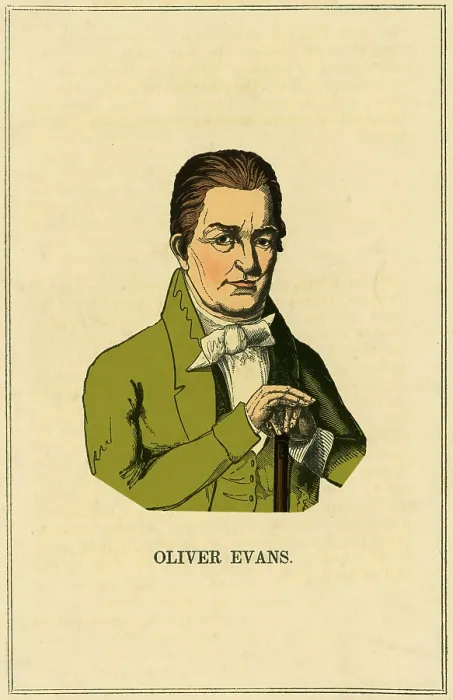 Framed Print : Oliver Evans, American Inventor Framed Print : Oliver Evans, American Inventor