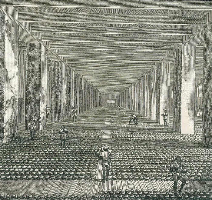 Framed Print : Opium Factory, mid-19th century Framed Print : Opium Factory, mid-19th century