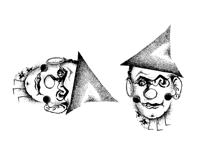 Framed Print : Optical Illusion, Circus or Clown? Framed Print : Optical Illusion, Circus or Clown?