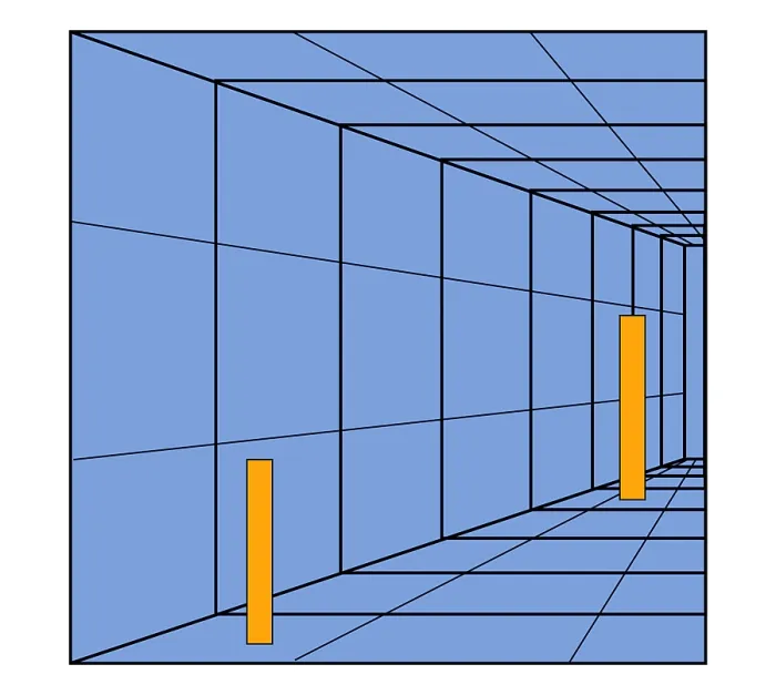 Framed Print : Optical Illusion. Perception, Illustration