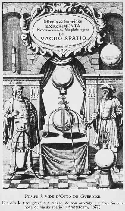 Framed Print : Otto von Guericke, Vacuum Pump
