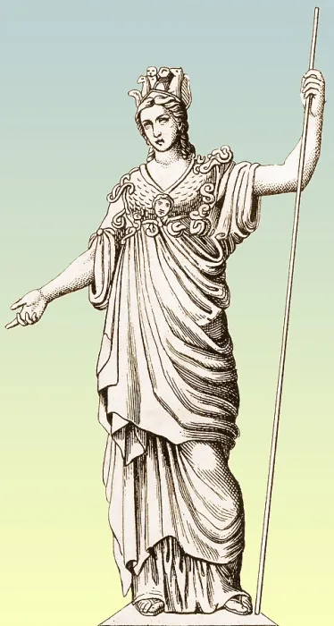 Framed Print : Pallas, Greek goddess