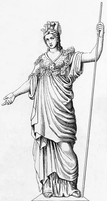 Framed Print : Pallas, Greek goddess