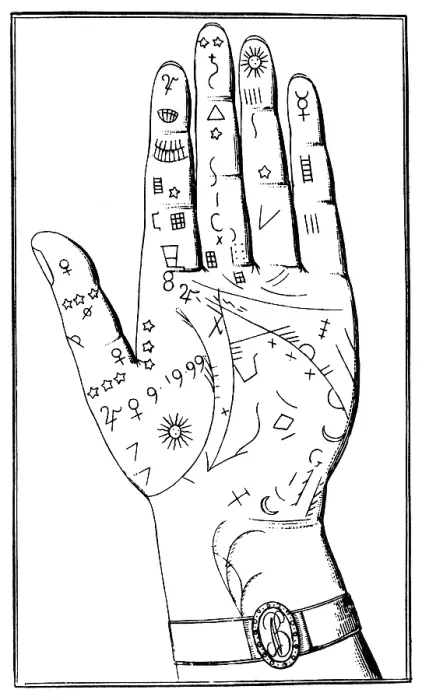 Framed Print : Palmistry, Napoleon's Palm Lines, 19th Century Framed Print : Palmistry, Napoleon's Palm Lines, 19th Century