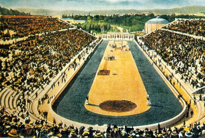 Framed Print : Panathenaic Stadium, Olympic Games, 1906 Framed Print : Panathenaic Stadium, Olympic Games, 1906