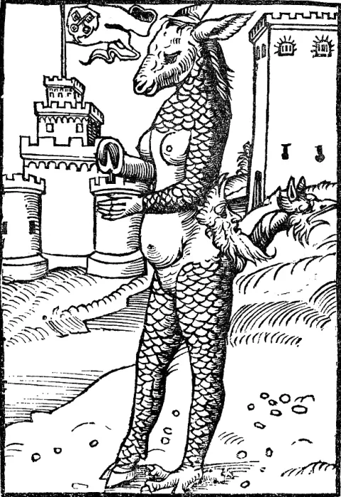 Framed Print : Papal Ass, Reformation Monster