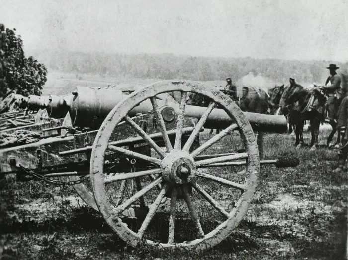 Framed Print : Parrott Gun