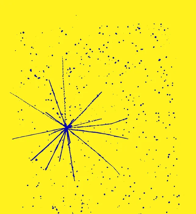 Framed Print : Particle Tracks Framed Print : Particle Tracks