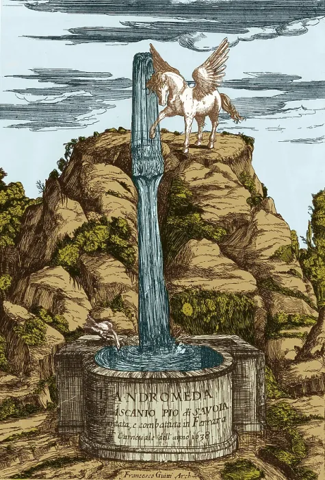 Framed Print : Pegasus on Mount Parnassus