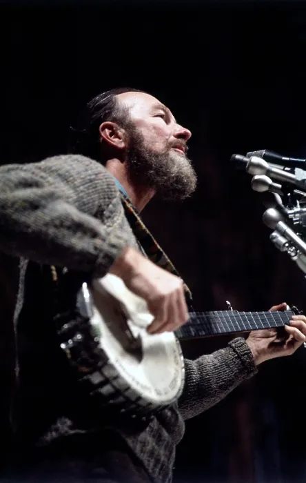 Framed Print : Pete Seeger, c. 1969