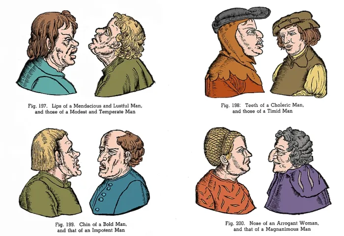 Framed Print : Physiognomy, Pseudoscience Framed Print : Physiognomy, Pseudoscience