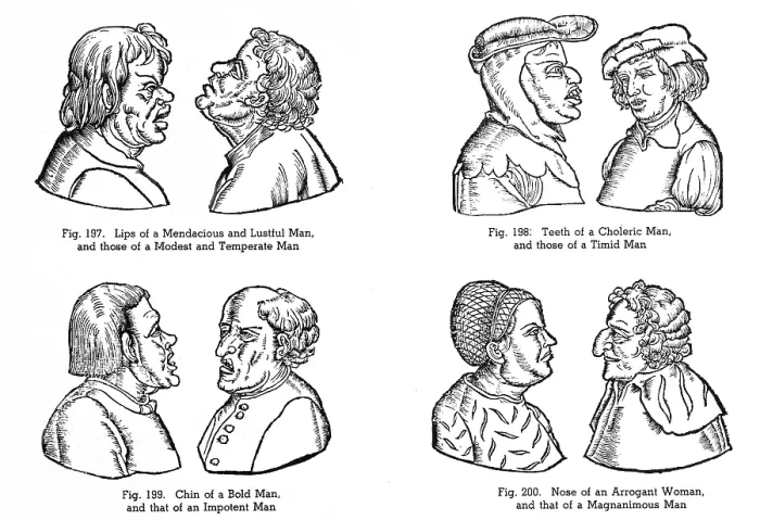 Framed Print : Physiognomy, Pseudoscience Framed Print : Physiognomy, Pseudoscience