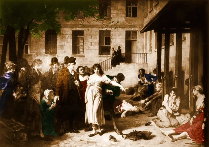 Framed Print : Pitie-Salpetriere Hospital, 1795 Framed Print : Pitie-Salpetriere Hospital, 1795