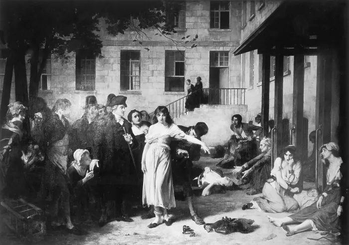 Framed Print : Pitie-Salpetriere Hospital, 1795 Framed Print : Pitie-Salpetriere Hospital, 1795