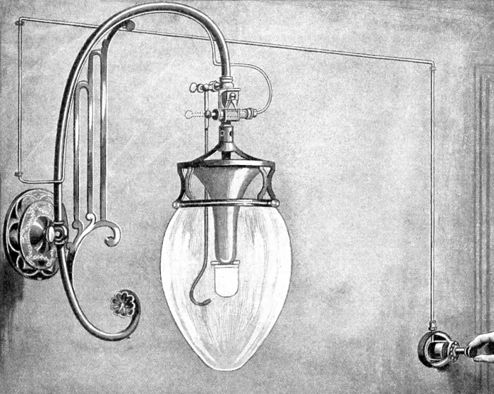 Framed Print : Pneumatic Gas Switch, 19th Century Framed Print : Pneumatic Gas Switch, 19th Century