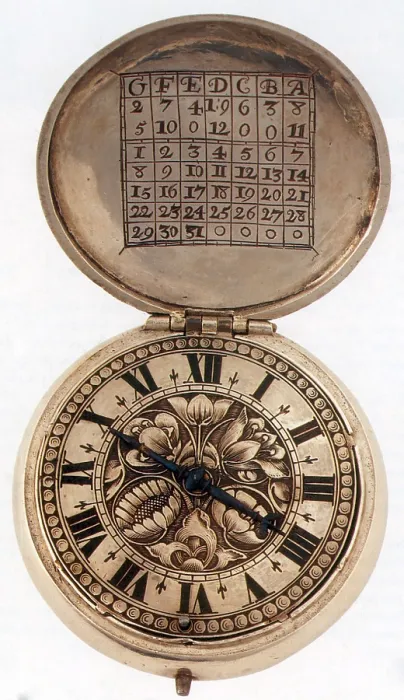 Framed Print : Pocket Watch with Perpetual Calendar, 1635 Framed Print : Pocket Watch with Perpetual Calendar, 1635
