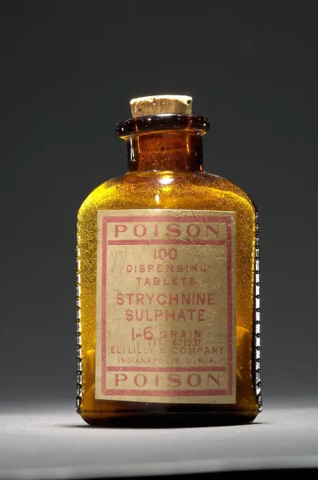 Framed Print : Poison Bottle, Strychnine Sulphate, 1910 Framed Print : Poison Bottle, Strychnine Sulphate, 1910