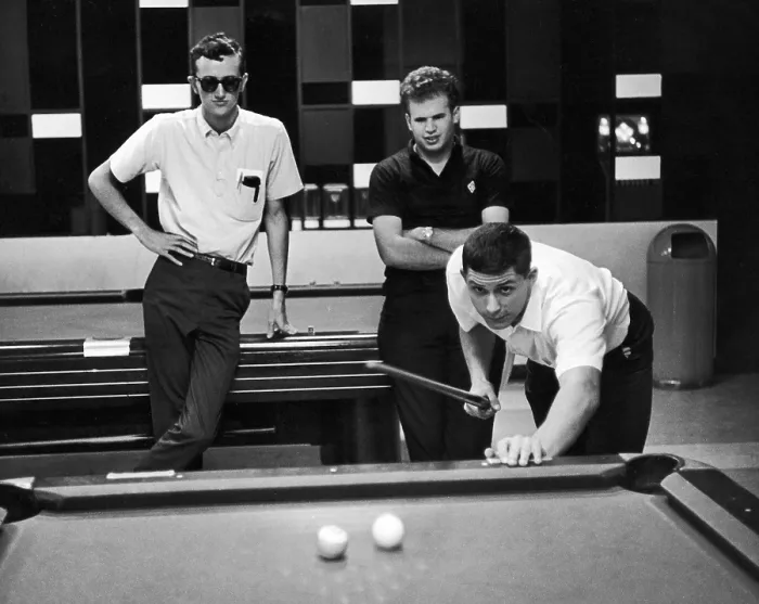 Framed Print : Pool Hall, 1963 Framed Print : Pool Hall, 1963