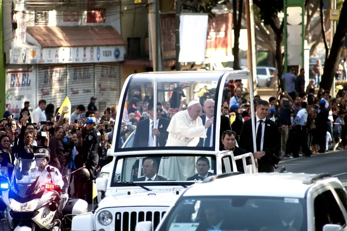 Framed Print : Pope Francis in Mexico Framed Print : Pope Francis in Mexico