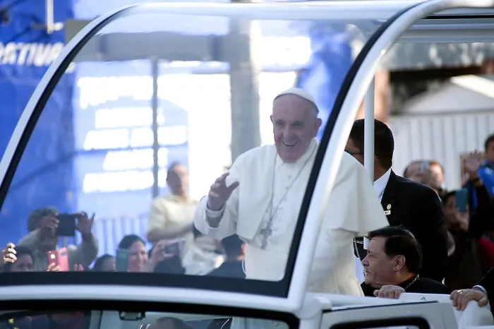 Framed Print : Pope Francis in Mexico Framed Print : Pope Francis in Mexico
