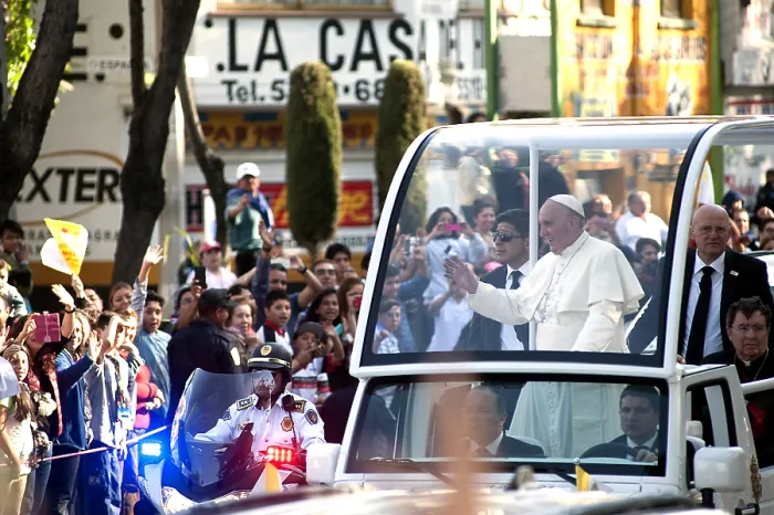 Framed Print : Pope Francis in Mexico Framed Print : Pope Francis in Mexico
