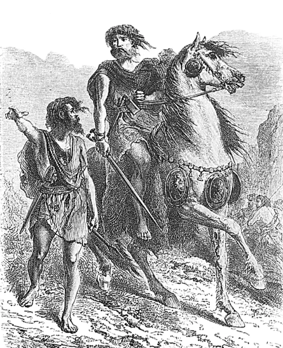 Framed Print : Prehistoric Man, Bronze Age Warrior