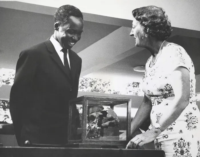 Framed Print : President Nyerere and Mary Leakey Framed Print : President Nyerere and Mary Leakey