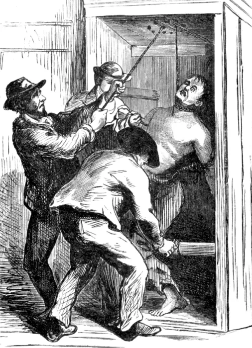 Framed Print : Prison Torture, Shower-Bath, 1871 Framed Print : Prison Torture, Shower-Bath, 1871
