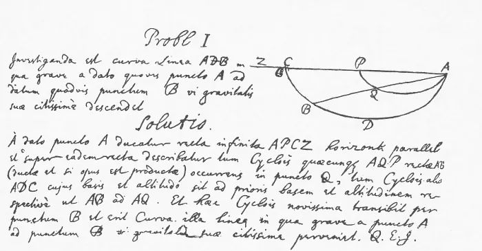 Framed Print : A Proof By Isaac Newton