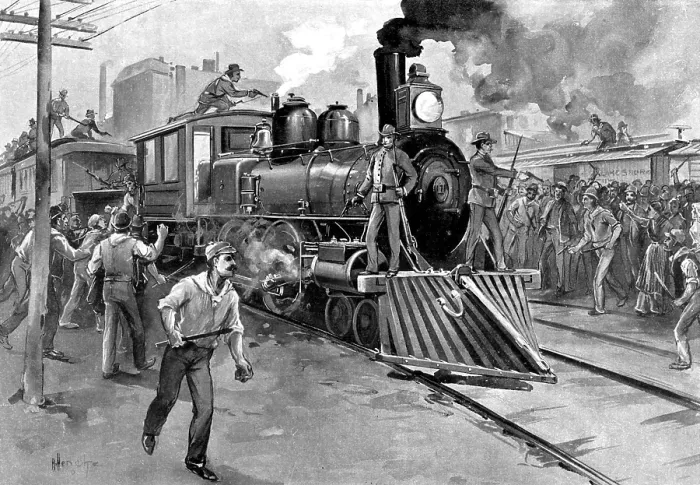 Framed Print : Pullman Strike, 1894 Framed Print : Pullman Strike, 1894