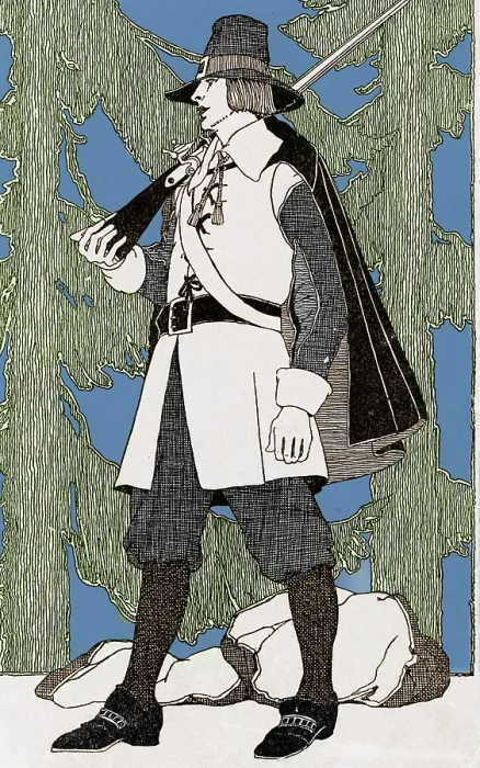 Framed Print : Puritan Clothing, 1620 Framed Print : Puritan Clothing, 1620