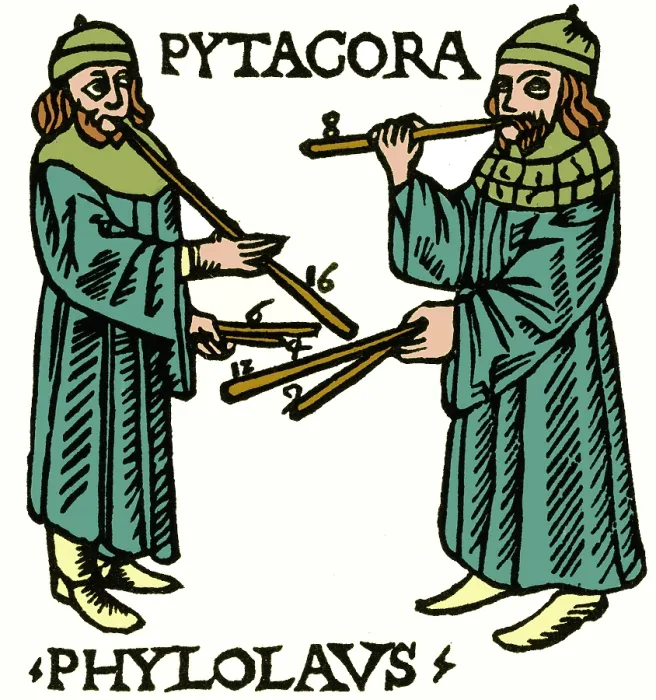 Framed Print : Pythagoras, Ancient Greek Philosopher