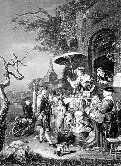 Framed Print : The Quack, 1652 Framed Print : The Quack, 1652