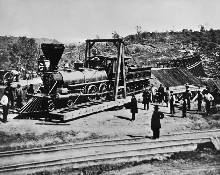Framed Print : Railroad Construction, Topeka 1870 Framed Print : Railroad Construction, Topeka 1870