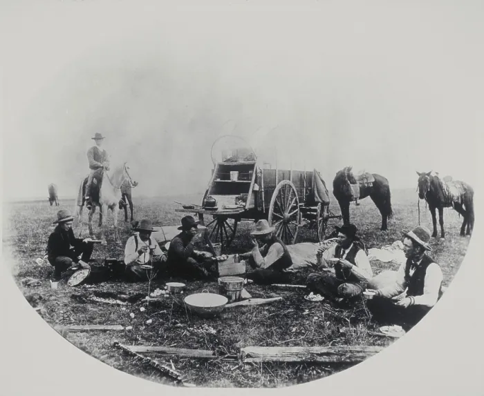 Framed Print : Ranchers, 1898 Framed Print : Ranchers, 1898