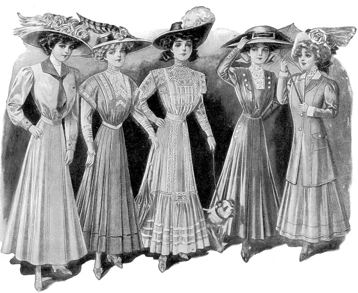 Framed Print : Ready-Made Women's Fashion, 1900s Framed Print : Ready-Made Women's Fashion, 1900s